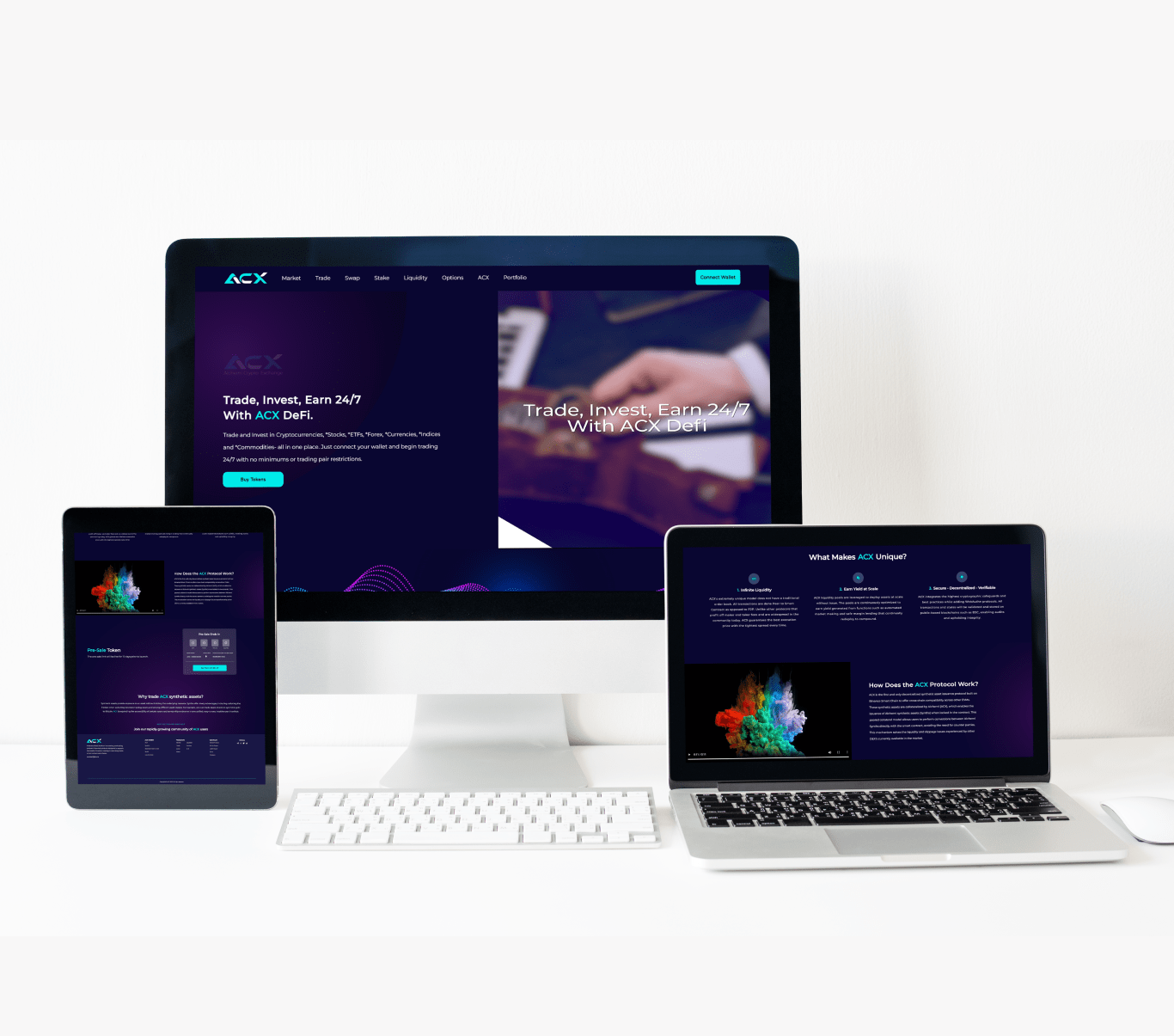 ACX multi-device product presentation