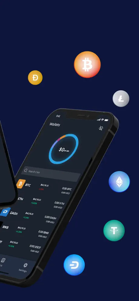 Block Merchants wallet balance screen