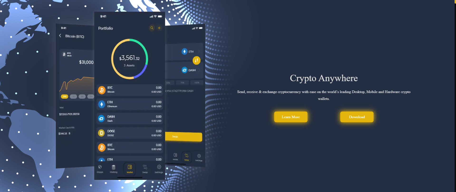 CryptoKara wallet and exchange product presentation