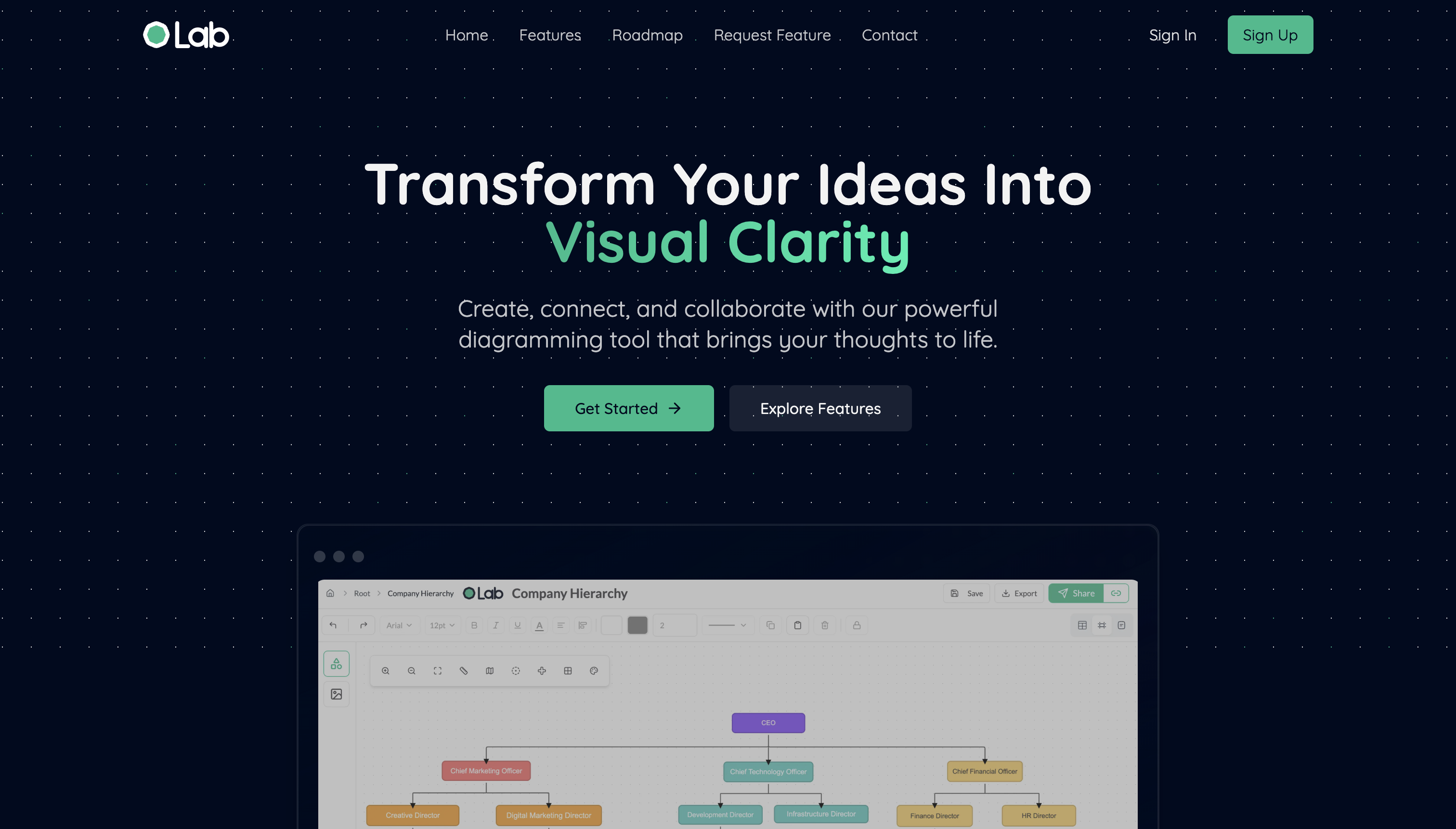 OLAB public website hero